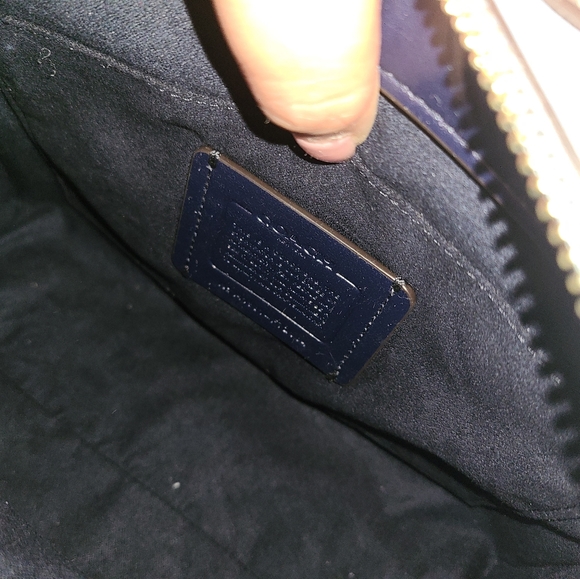 SOLD!! - Coach Light Blue Small Tote Bag - Picture 6 of 8
